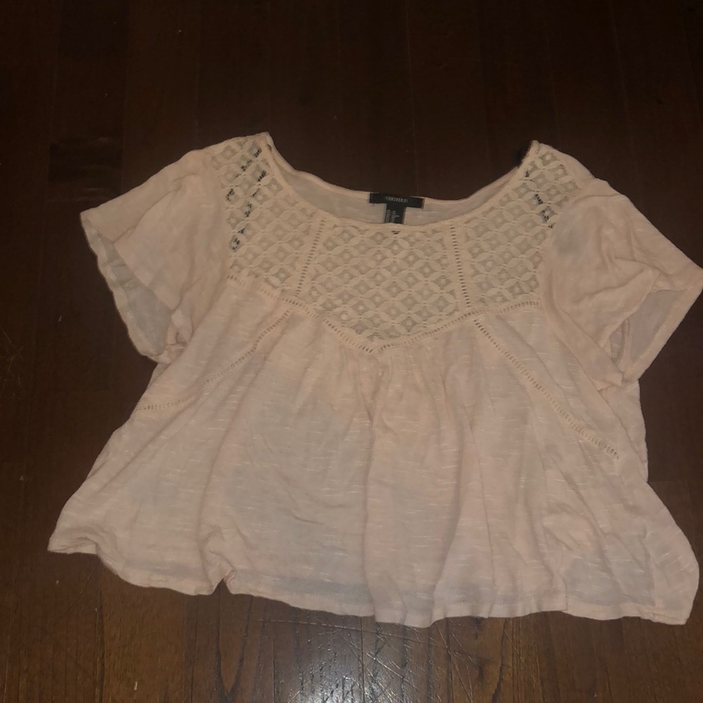 Forever 21 Pink Crop Top